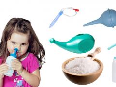 как промыть нос ребенку