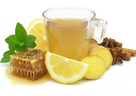 имбирный чай с лимоном